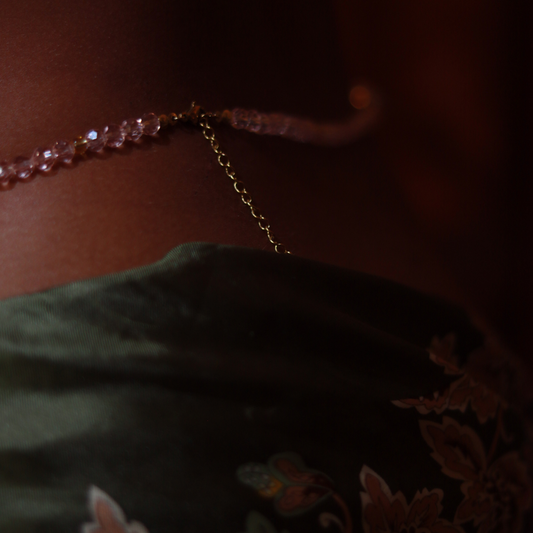 Baya "L’Amoureuse" Quartz Rose & Grenat – Amour, passion