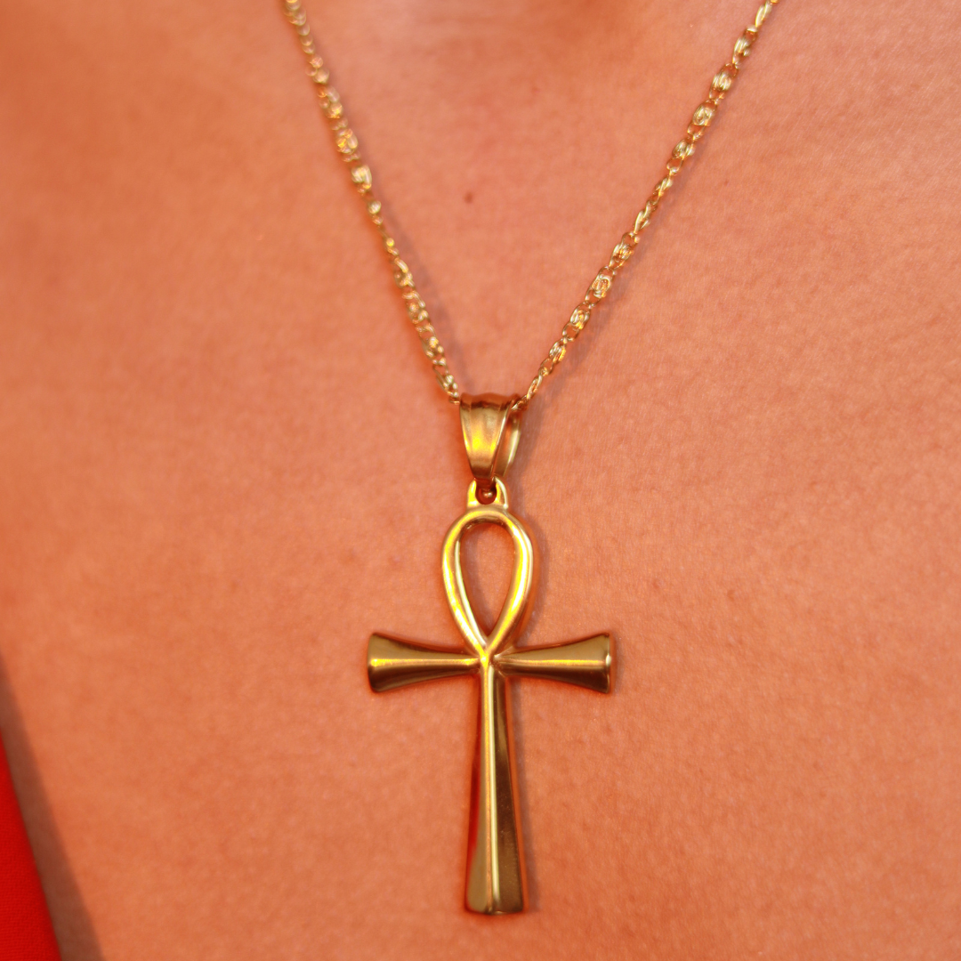 Collier Ankh Sacré - acier inoxydable Unisexe