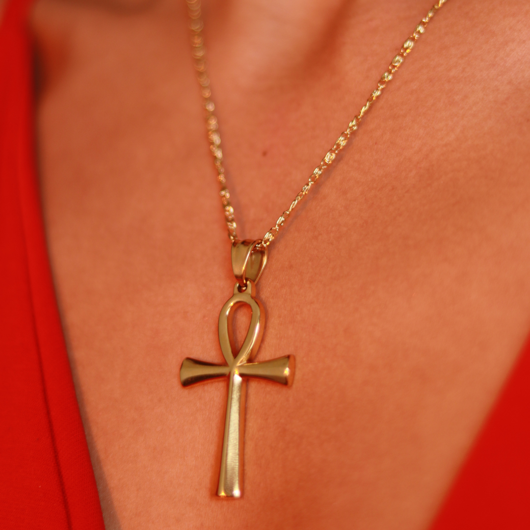 Collier Ankh Sacré - acier inoxydable Unisexe