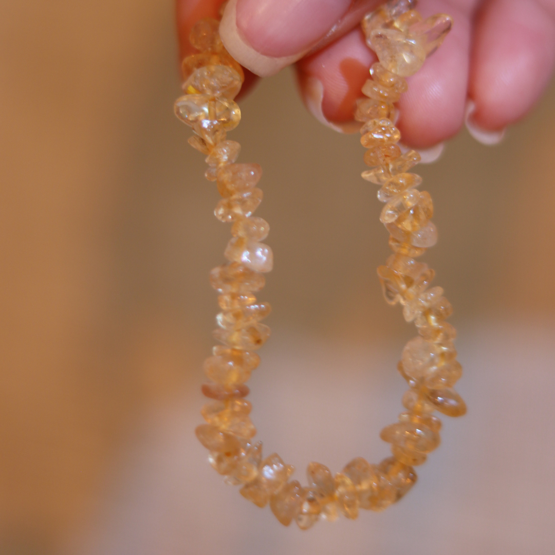 Bracelet Citrine Qualité A (Abondance, réussite)