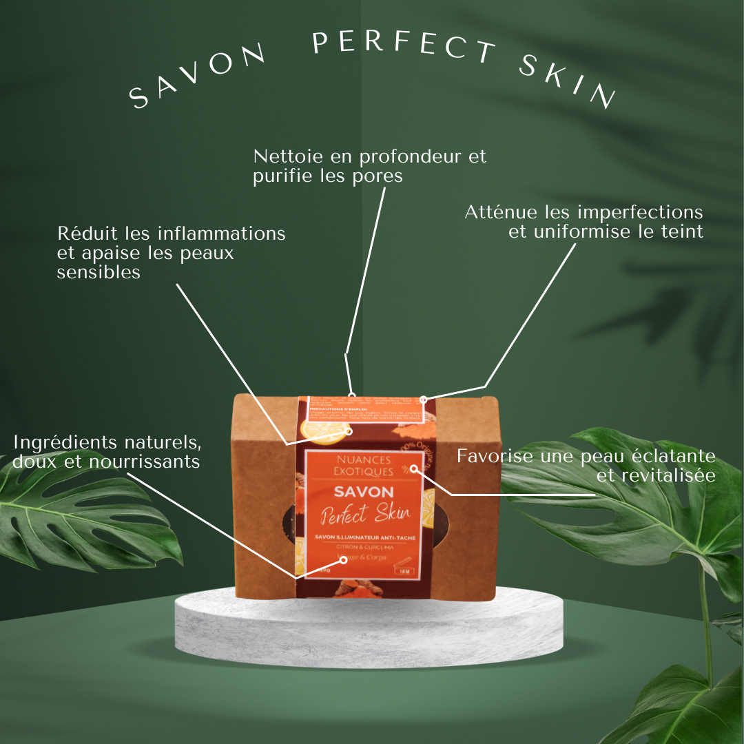 Savon Perfect Skin au Citron & Curcuma