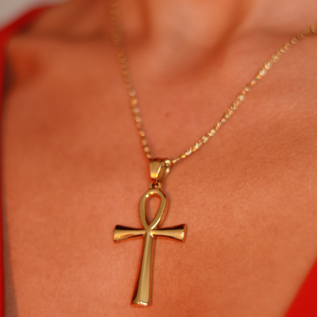Collier Ankh Sacré - acier inoxydable Unisexe