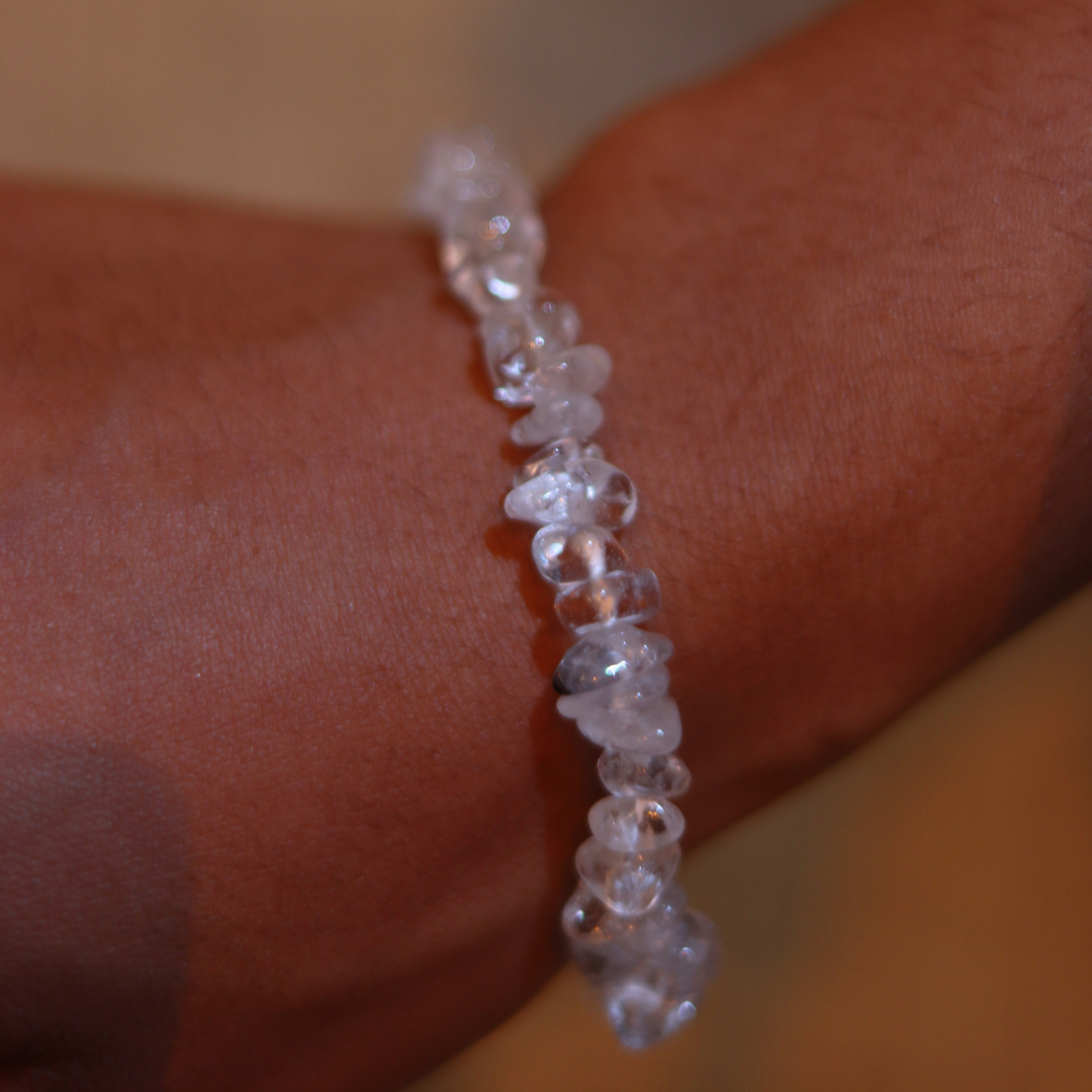 Bracelet Cristal de Roche A chips (clarifier, aligner, amplifier)