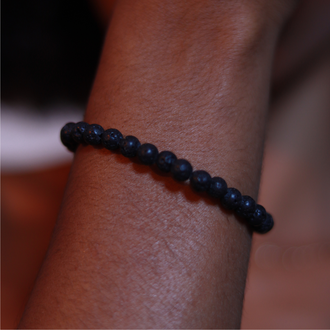 Bracelet Pierre de Lave (Force, Transformation, Ancrage)
