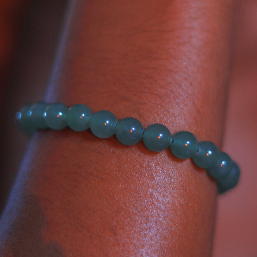 Bracelet Aventurine Verte (chance, sérénité, croissance personnelle)