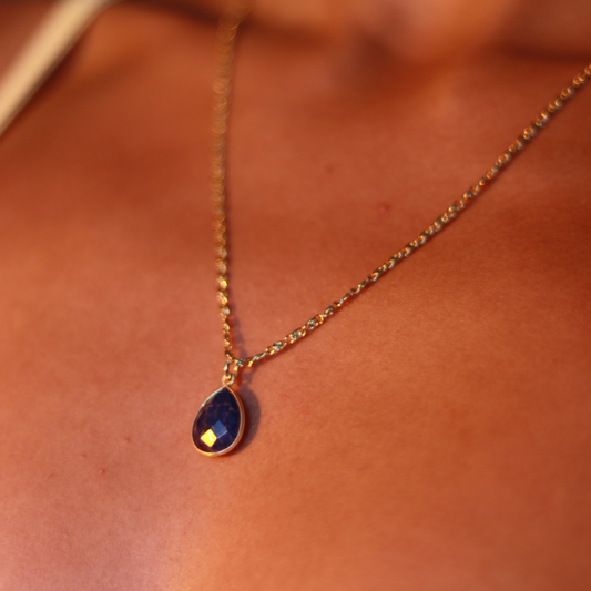 Collier Aura – Lapis Lazuli (Sagesse • Vérité • Protection)