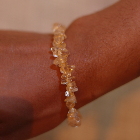 Bracelet Citrine Qualité A (Abondance, réussite)