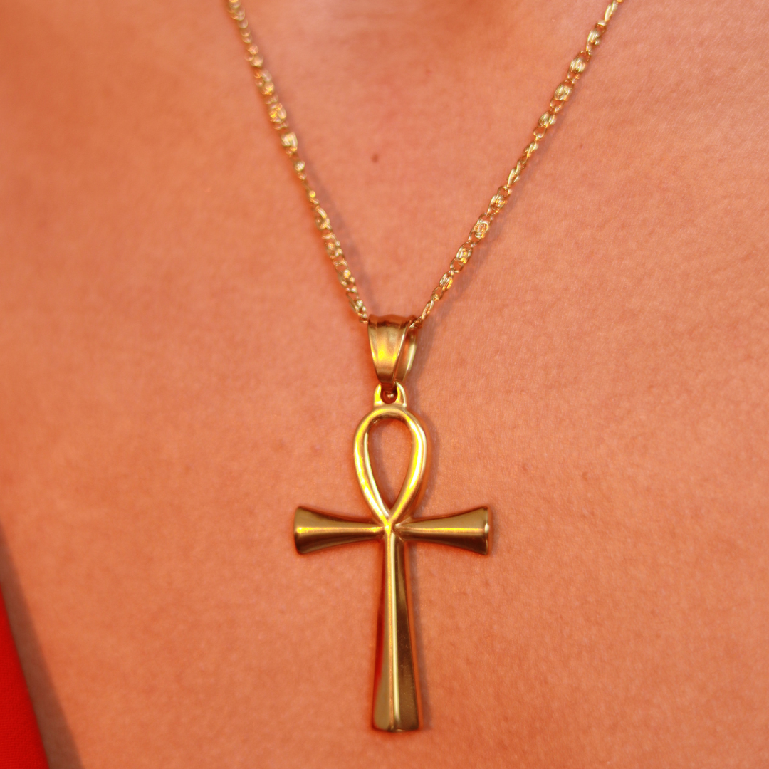 Collier Ankh Sacré -  acier inoxydable Unisexe