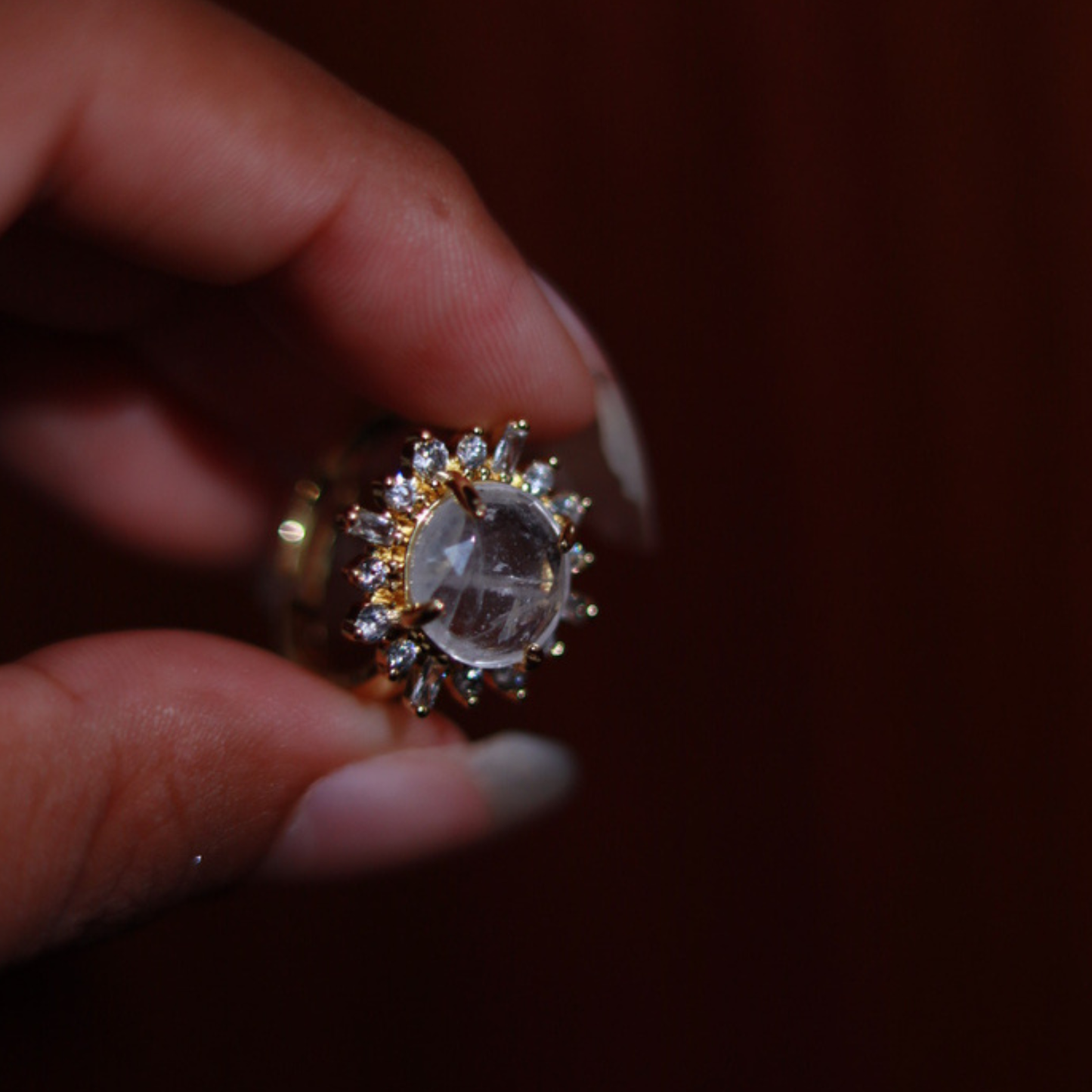 Bague Queen of Manifestation — Quartz Cristal