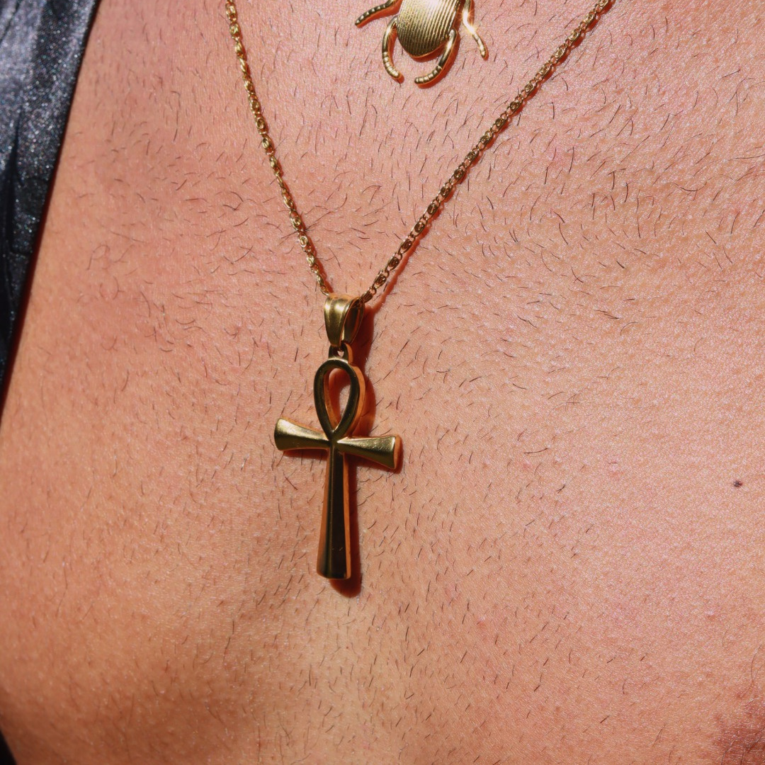 Collier Ankh Sacré -  acier inoxydable Unisexe