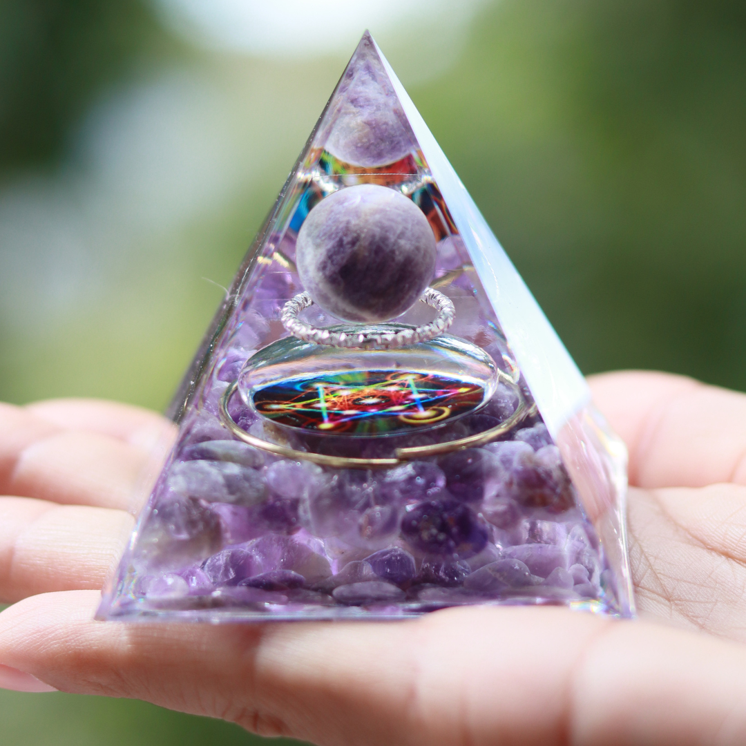 Orgonite Pyramide – Protection, Harmonie & Élévation Spirituelle