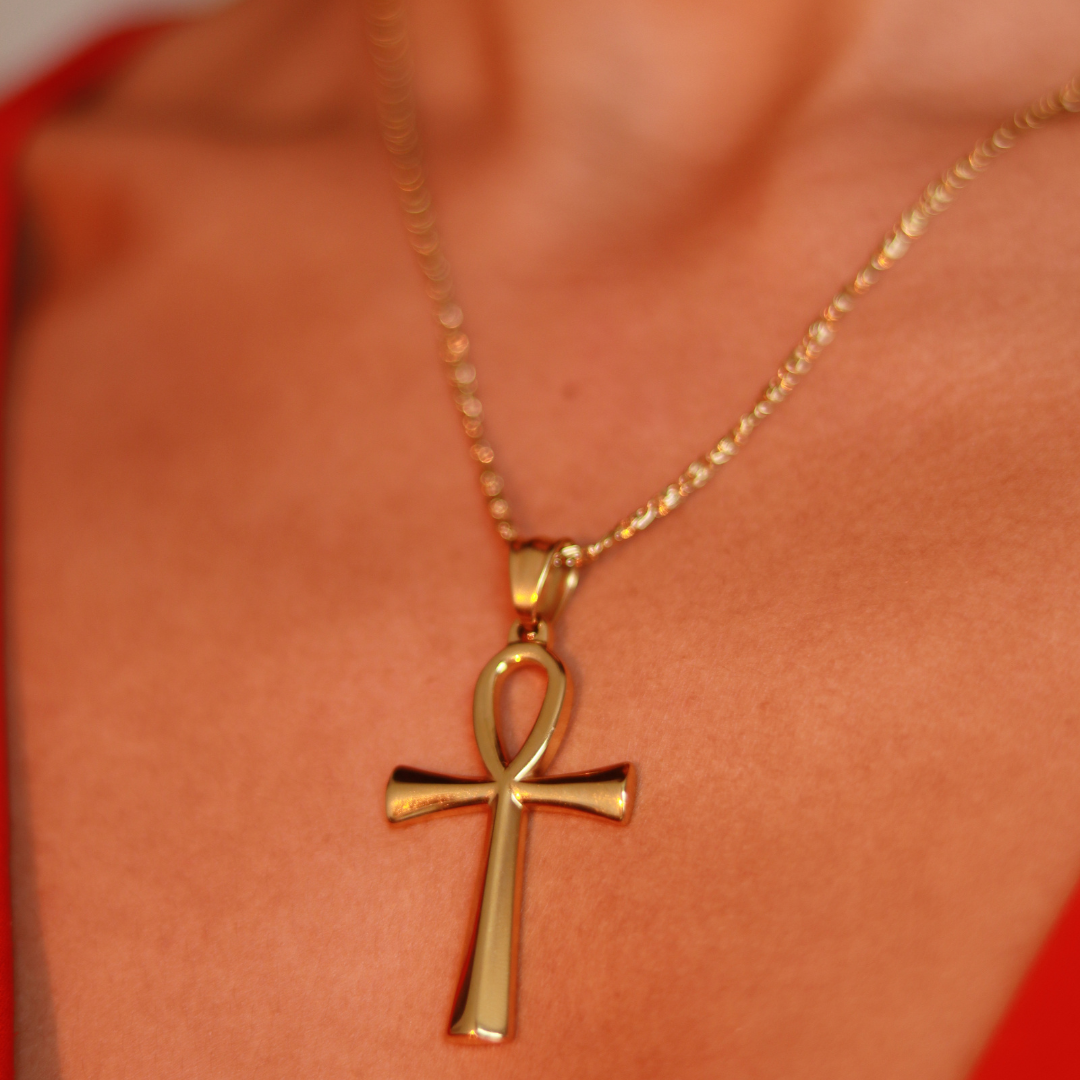 Collier Ankh Sacré -  acier inoxydable Unisexe