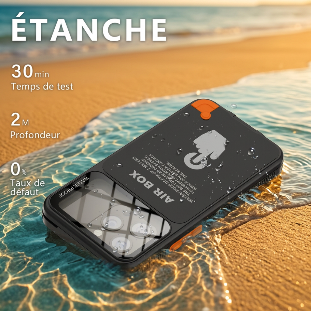 Coque de téléphone Aqua protect - Étanche Waterproof IP68