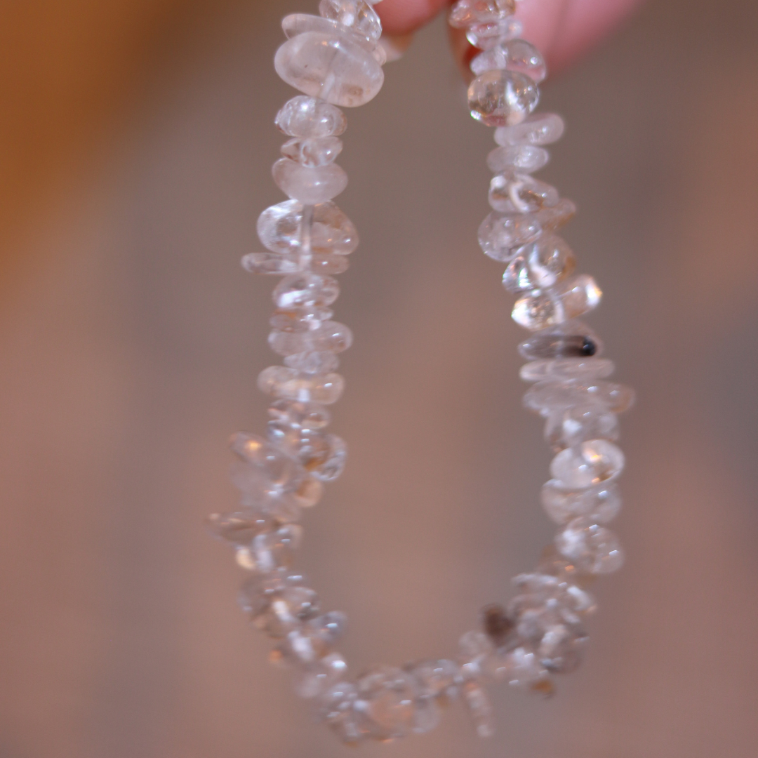 Bracelet Cristal de Roche A chips  (clarifier, aligner, amplifier)