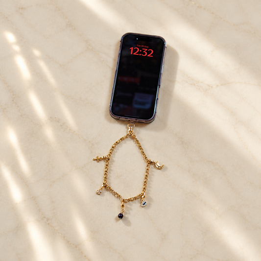 Manifest Chain – Chaîne de téléphone à charms personnalisable